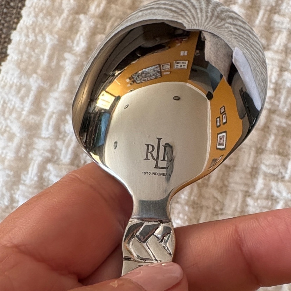 Brand New Ralph Lauren Silver Salad Servers Set No Longer Sold in Stores! - Picture 8 of 9